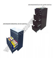 Archivador metalico de cuatro gavetas